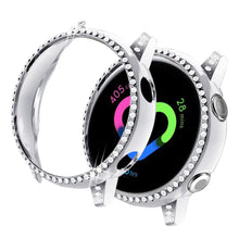 Load image into Gallery viewer, Yolovie Compatible with Samsung Galaxy Watch Active Shiny Rhinestone Case (Silver)
