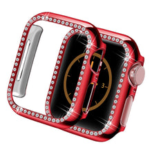 Load image into Gallery viewer, Yolovie Compatible for Apple Watch Bling Case For Series 5 4 3 2 1 (Red)