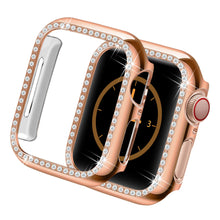 Load image into Gallery viewer, Yolovie Compatible for Apple Watch Bling Case For Series 5 4 3 2 1 (Rose Gold)