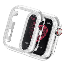 Load image into Gallery viewer, Yolovie Compatible for Apple Watch Double Circle Bling Case For Series 5 4 3 2 1 (Silver)