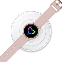 Load image into Gallery viewer, Yolovie Compatible with Samsung Galaxy Watch Active Shiny Rhinestone Case (Rose Gold)