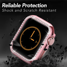 Load image into Gallery viewer, Yolovie Compatible for Apple Watch Bling Case For Series 5 4 3 2 1 (Pink)