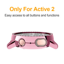Load image into Gallery viewer, Yolovie Compatible with Samsung Galaxy Watch Active 2 Shiny Rhinestone Case (Pink)