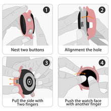 Load image into Gallery viewer, Yolovie Compatible with Samsung Galaxy Watch Active 2 Shiny Rhinestone Case (Rose Gold)