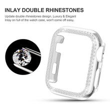 Load image into Gallery viewer, Yolovie Compatible for Apple Watch Double Circle Bling Case For Series 5 4 3 2 1 (Silver)