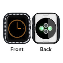 Load image into Gallery viewer, Yolovie Compatible for Apple Watch Bling Case For Series 7 6 5 4 3 2 1 SE (Black)