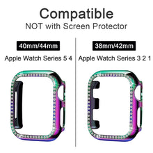 Load image into Gallery viewer, Yolovie Compatible for Apple Watch Bling Case For Series 7 6 5 4 3 2 1 SE (Colorful)