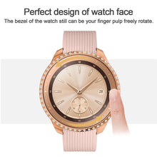 Load image into Gallery viewer, Yolovie Compatible with Samsung Galaxy Watch 42mm 46mm Case, Bling Crystal Rhinestone Bumper (Rose Gold)