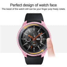 Load image into Gallery viewer, Yolovie Compatible with Samsung Galaxy Watch 42mm 46mm Case, Bling Crystal Rhinestone Bumper (Pink)