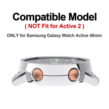 Load image into Gallery viewer, Yolovie Compatible with Samsung Galaxy Watch Active Shiny Rhinestone Case (Silver)