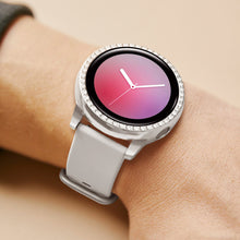 Load image into Gallery viewer, Yolovie Compatible with Samsung Galaxy Watch Active 2 Shiny Rhinestone Case (Silver)