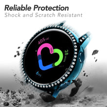 Load image into Gallery viewer, Yolovie Compatible with Samsung Galaxy Watch Active Shiny Rhinestone Case (Green)