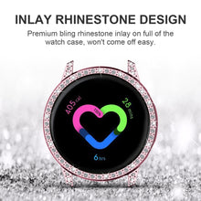Load image into Gallery viewer, Yolovie Compatible with Samsung Galaxy Watch Active Shiny Rhinestone Case (Pink)