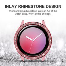 Load image into Gallery viewer, Yolovie Compatible with Samsung Galaxy Watch Active 2 Shiny Rhinestone Case (Red)