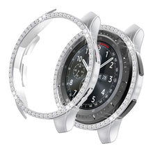 Load image into Gallery viewer, Yolovie Compatible with Samsung Galaxy Watch 42mm 46mm Case, Bling Crystal Rhinestone Bumper (Silver)
