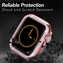 Load image into Gallery viewer, Yolovie Compatible for Apple Watch Bling Case For Series 5 4 3 2 1 (Pink)
