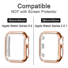 Load image into Gallery viewer, Yolovie Compatible for Apple Watch Bling Case For Series 5 4 3 2 1 (Rose Gold)
