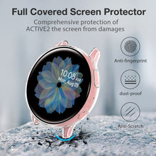 Load image into Gallery viewer, Yolovie (4 Pack) Screen Protector Case Compatible for Samsung Galaxy Watch Active 2 (4*Clear))
