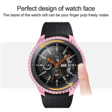 Load image into Gallery viewer, Yolovie Compatible with Samsung Galaxy Watch 42mm 46mm Case, Bling Crystal Rhinestone Bumper (Pink)
